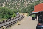 Arriving Glenwood Station West Bound